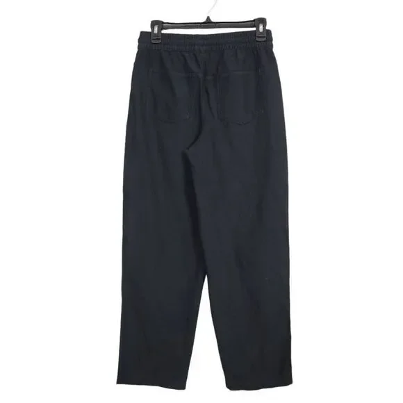 NWT Athleta Farallon Pant Sz XS Black Straight Cropped Casual Active 533741 - Picture 4 of 10